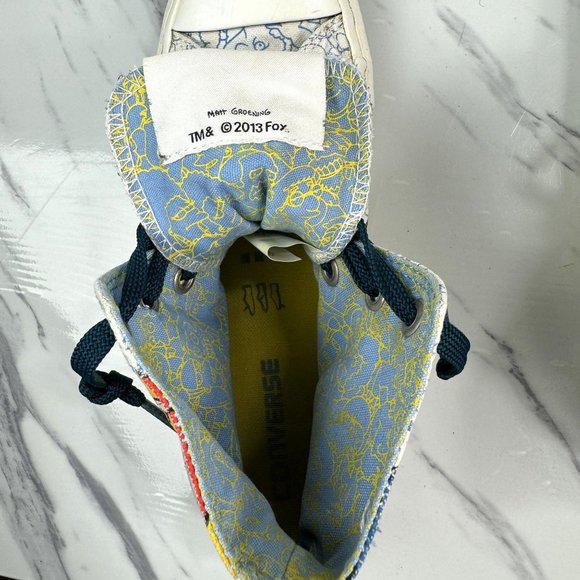 Converse All Star The Simpsons 2013 Chuck Taylor Bart Homer Sneakers Casual Shoe - Picture 11 of 12